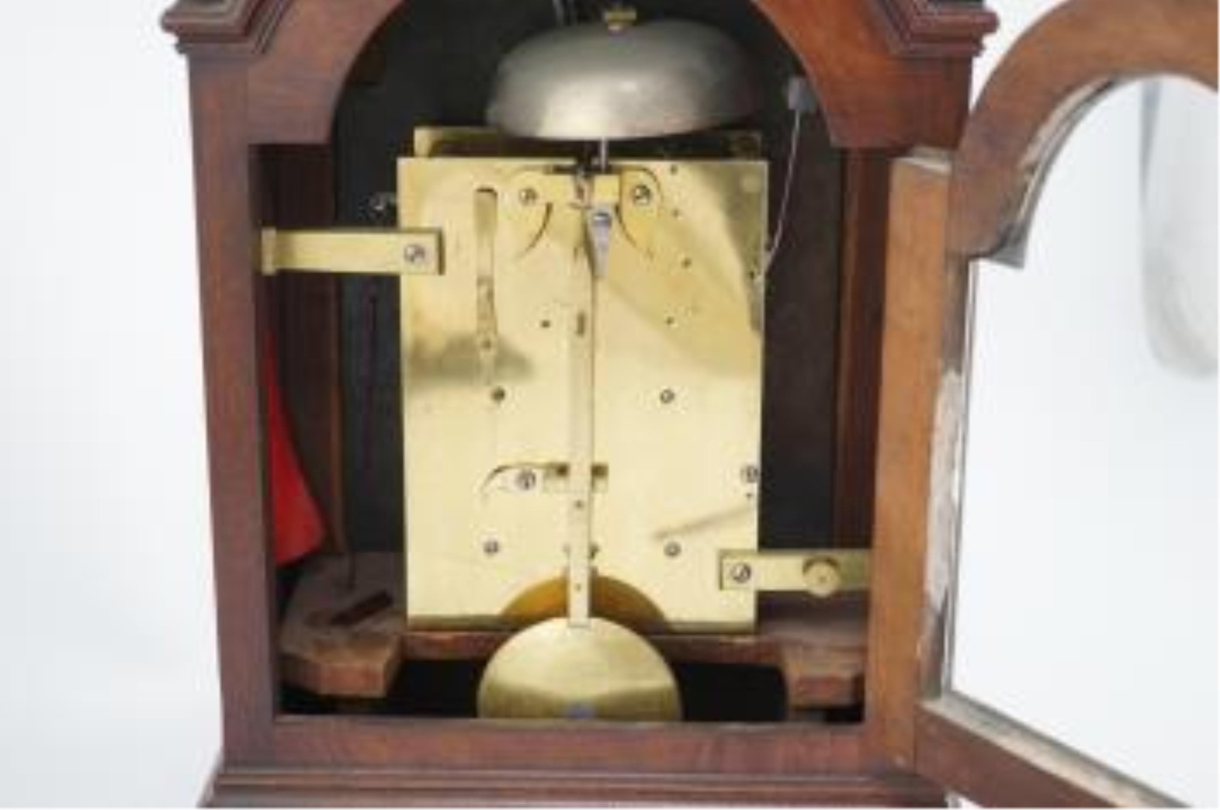 Wasbrough Duggan & Co. Bristol. A George III mahogany eight day hour repeating bracket clock